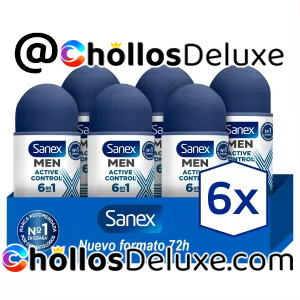 6x Sanex Men Active Control Desodorante 50ml