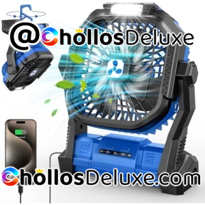 Ventilador Portátil 20000mAh +Linterna