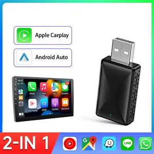 Adaptador 2 en 1 CarPlay Android Auto