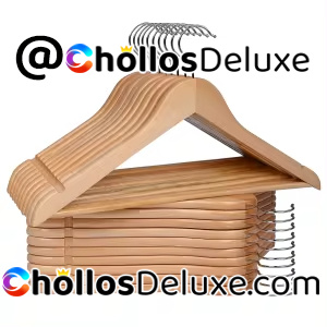 Juego 20 Perchas Madera