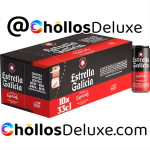 10x Estrella Galicia Cerveza 33cl