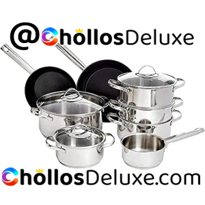 Amazon Basics Batería Cocina 11 Piezas Inox