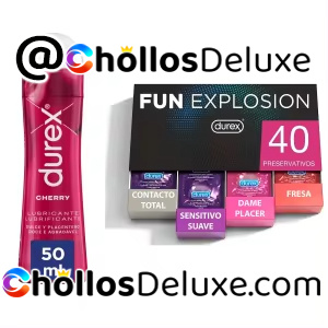 Durex Fun Explosion 40 Preservativos+Lubricante