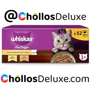 52x Whiskas Pure Delight Comida Húmeda