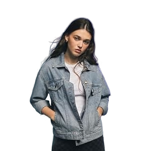 Springfield Chaqueta Vaquera Mujer Estampada