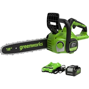 Greenworks GD24CS30K4 Motosierra 30cm 24V