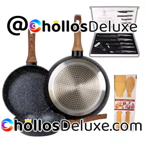 Set 3 Sartenes +Accesorios Cocina