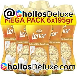 6x Lenor Unstoppables Perlas Ropa 195g