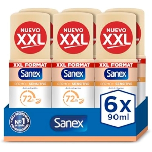 6x Sanex Dermo+ Sensitive Desodorante Roll-On