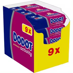 9x Dodot Toallitas Activity 486 Uds