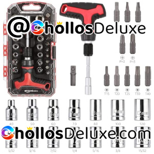 Amazon Basics Kit de Carraca 27 Piezas