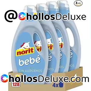 4x Norit Bebé Detergente 1125ml
