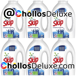 6x Skip Limpieza Profunda Detergente 24 Lavados