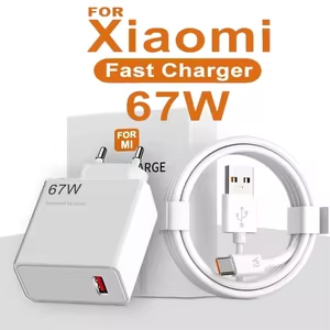 Cargador Rápido 67W +Cable USB -USB C