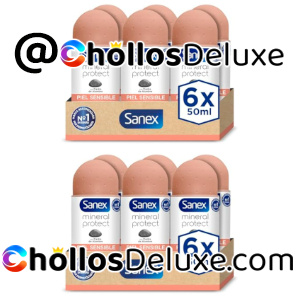 12x Sanex Mineral Protect Desodorante 50ml