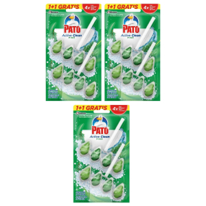 3x Pato Active Clean Colgador Inodoro
