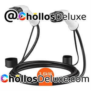 Cable Carga EV Tipo 2 IP66 Coche Eléctrico