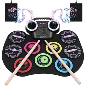 Anpro Kit Batería Electrónica Infantil