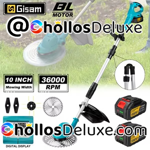 Gismis Cortacésped Eléctrico 18V +Extras