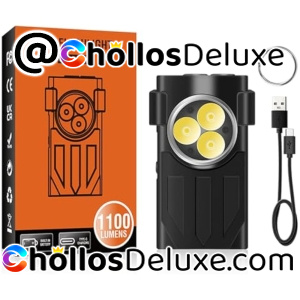 Motomoyo V7 Linterna Clip 1100LM