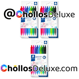 18x Staedtler Bolígrafo Retráctil Triangular