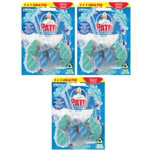 3x Pato Active Clean 2 Colgadores Inodoro