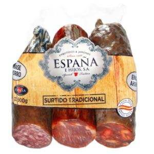 Pack Chorizo Lomo y Salchichón 900g