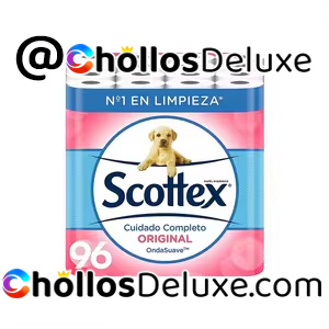 96x Scottex Original Papel Higiénico 2 Capas