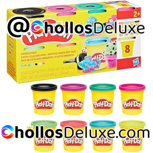 Play-Doh Pack 8 Colores Vibrantes 85g