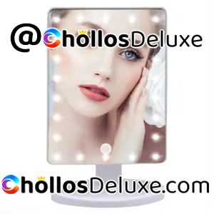 Espejo Maquillaje LED Con 3 Modos Luz