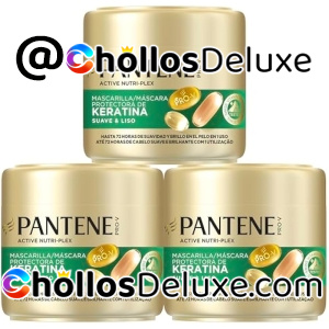 3x Pantene Pro-V Mascarilla Suave Y Liso