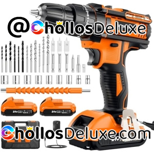 Taladro Percutor 21V +Accesorios