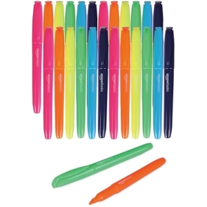 24x Amazon Basics Subrayadores Colores Surtidos