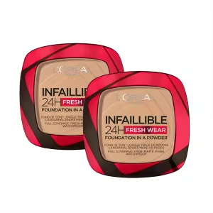 2x L'Oréal Infalible 24H Polvos Compactos