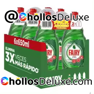 6x Fairy Ultra Poder Lavavajillas 650ml