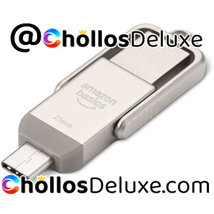 Amazon Basics Memoria USB 256GB Doble Puerto
