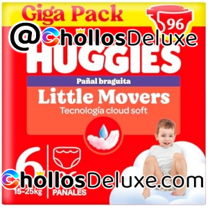 96x Huggies Little Movers Pañales Talla 6