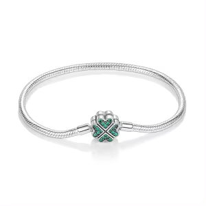 Pulsera Plata 925 Corazón Mariposa