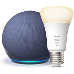 Echo Dot 5ª Generación+Philips Hue Bombilla