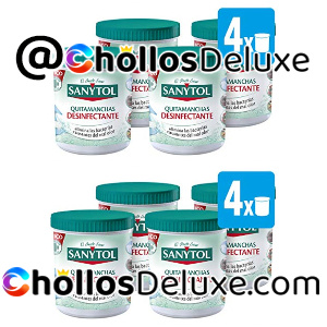8x Sanytol Quitamanchas Desinfectante Polvo 450g