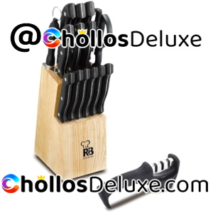 Renberg Tennessy Set 15 Cuchillos +Afilador