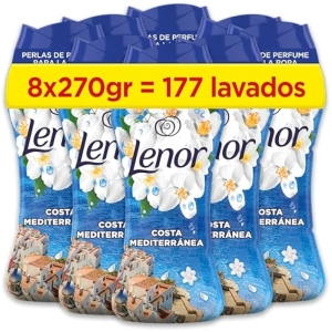8x Lenor Perlas Perfume Ropa 270g
