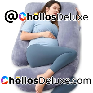 Almohada Embarazo Forma U 145cm Gris