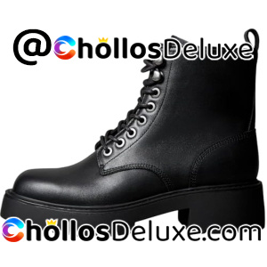Calvin Klein Chunky Lace Up Zip Boot