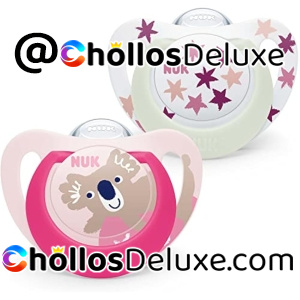 NUK Star Night & Day Chupete Silicona 6-18m