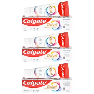 3x Colgate Total Prevención Activa Pasta Dientes 75ml