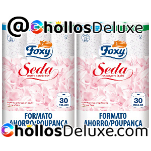 2x Foxy Seda Papel Higiénico 30 Rollos