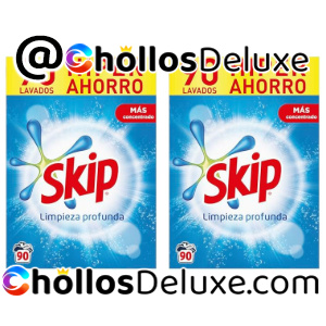 2x Skip Detergente En Polvo 90 Lavados