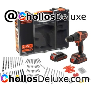 Black+Decker Taladro Atornillador +160 Accesorios
