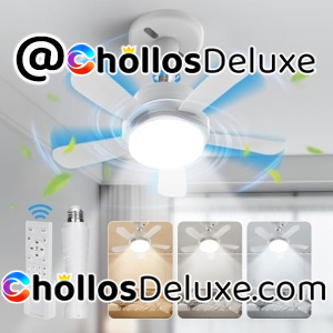 BlitzWill Ventilador De Techo Con Luz LED